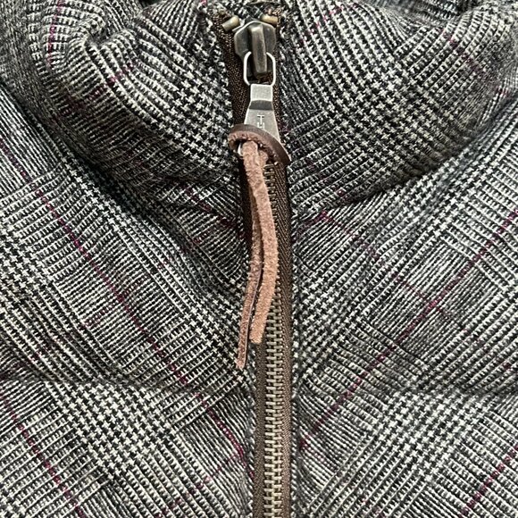 Tommy Hilfiger Wool Plaid Puffer Bella Swan PNW Grunge Outdoors Vest Size M - Picture 6 of 10